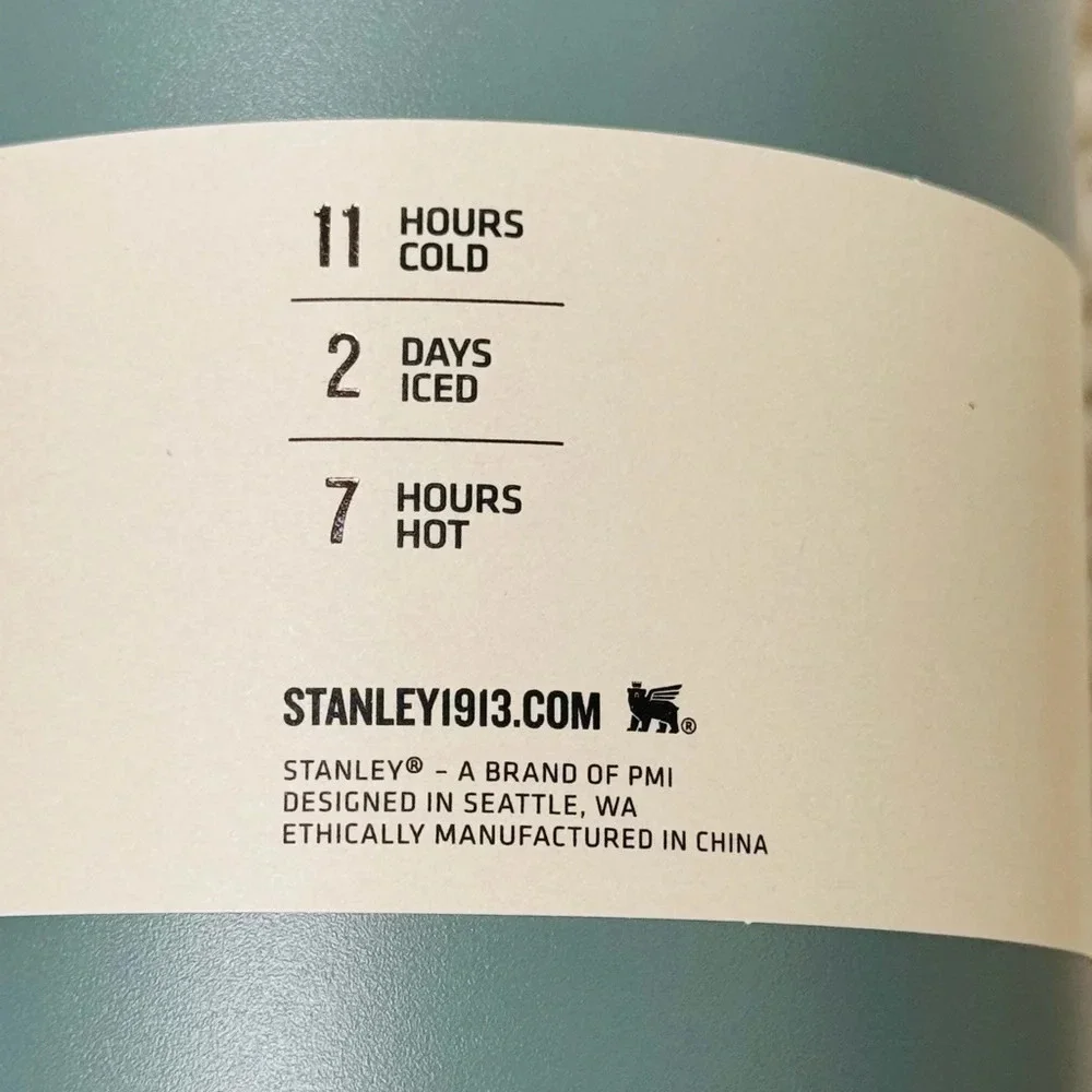 Stanley Tumbler 40oz Stainless Steel H2.0 FlowState Quencher Shale - Picture 8 of 13